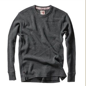 Men’s Relwen Bi-Waffle Thermal Crew- Charcoal, Medium